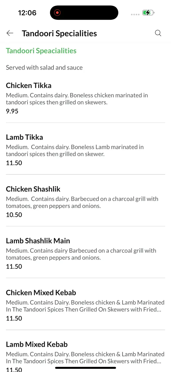 Screenshot #3 pour Mint Indian Takeaway.