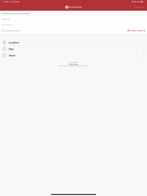 App screenshot