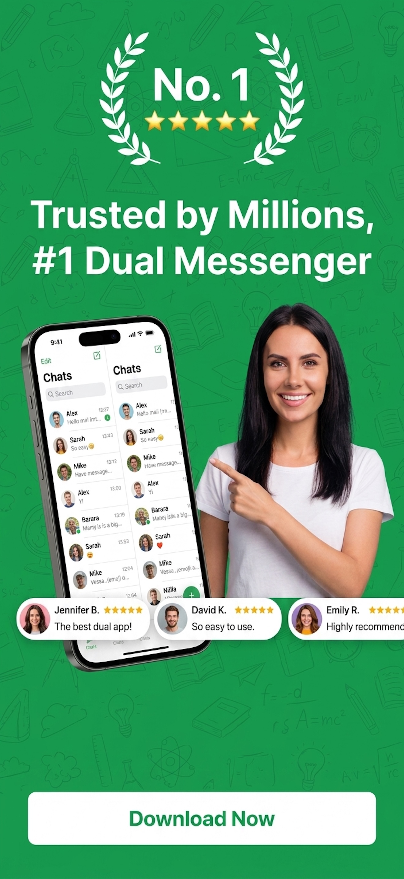 Dual Messenger Duo Web -Backup screenshot 4
