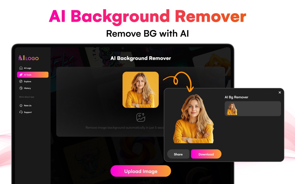#4. AI Logo Generator, Logo Maker. (macOS) 由: Conteza LLC
