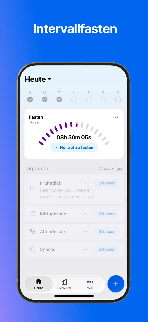 MyFitnessPal: Calorie Counter iPhone App Screenshot 5 – Gesundheit & Fitness