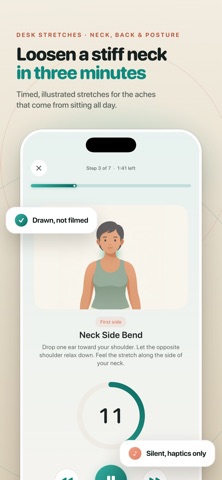 Desk Stretches: Neck & Posture screenshot 1