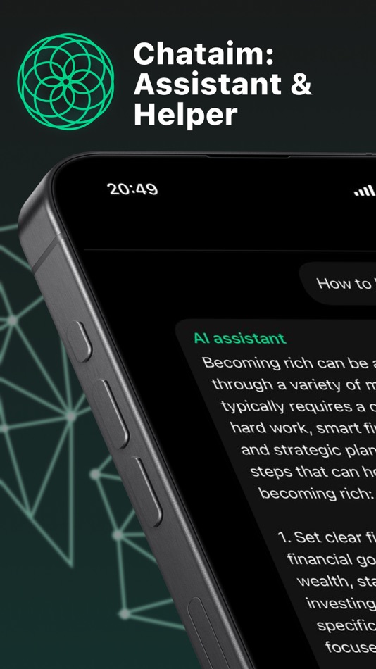 #2. Chataim: Assistant & Helper (iOS) Podle: Polina Basova