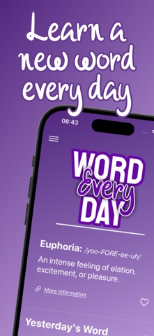 Word Every Day: App + Widgets Screenshot 1 of 3