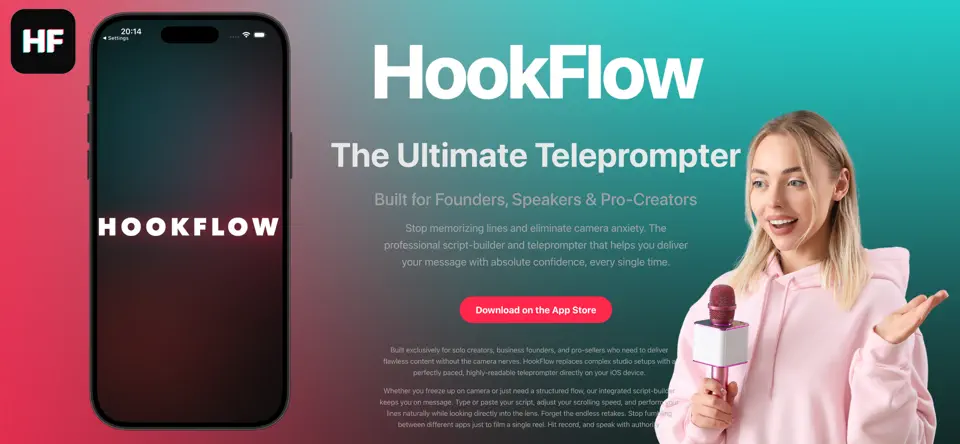 Capture d'écran de HOOKFLOW sur iPhone 1
