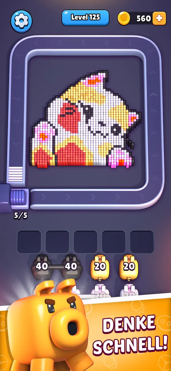 Pixel Flow! iOS Mod IPA screenshot 3 - iOS game interface