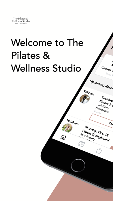 Pilates & Wellness Studio iPhone screenshot 1 - Health & Fitness app