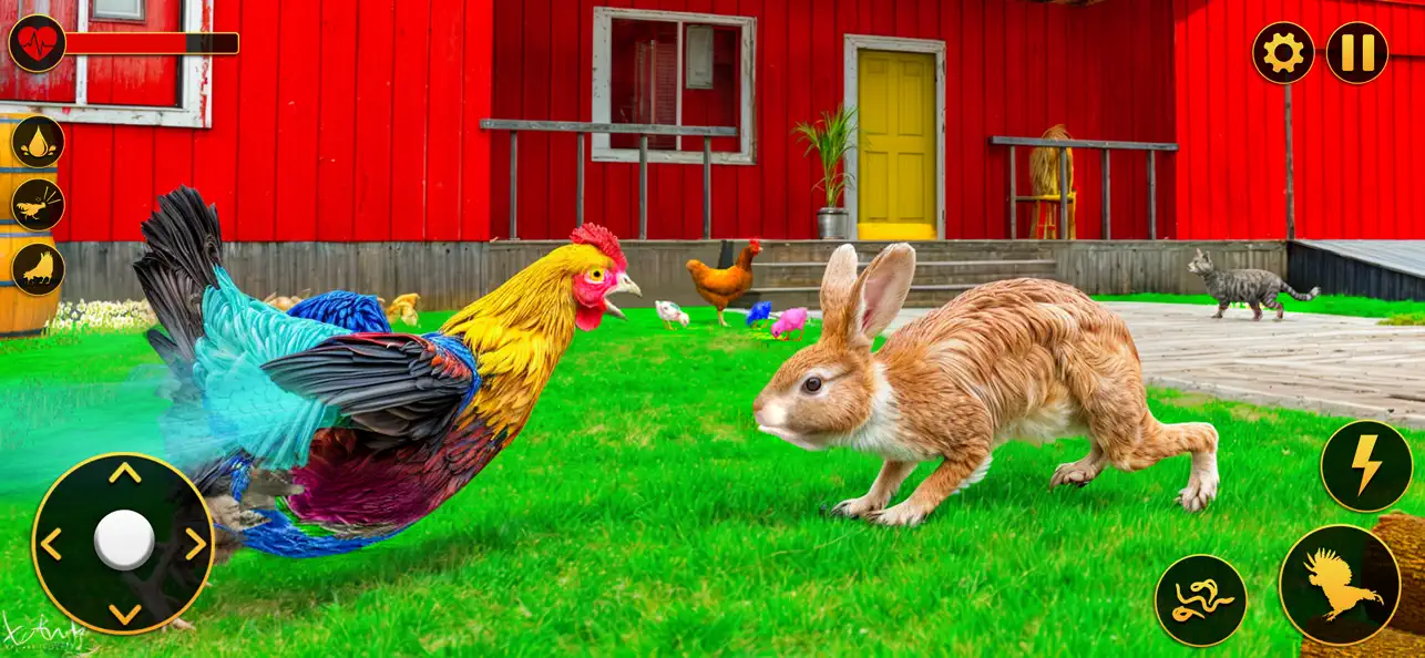Screenshot #2 pour Hen Simulator Family Survival