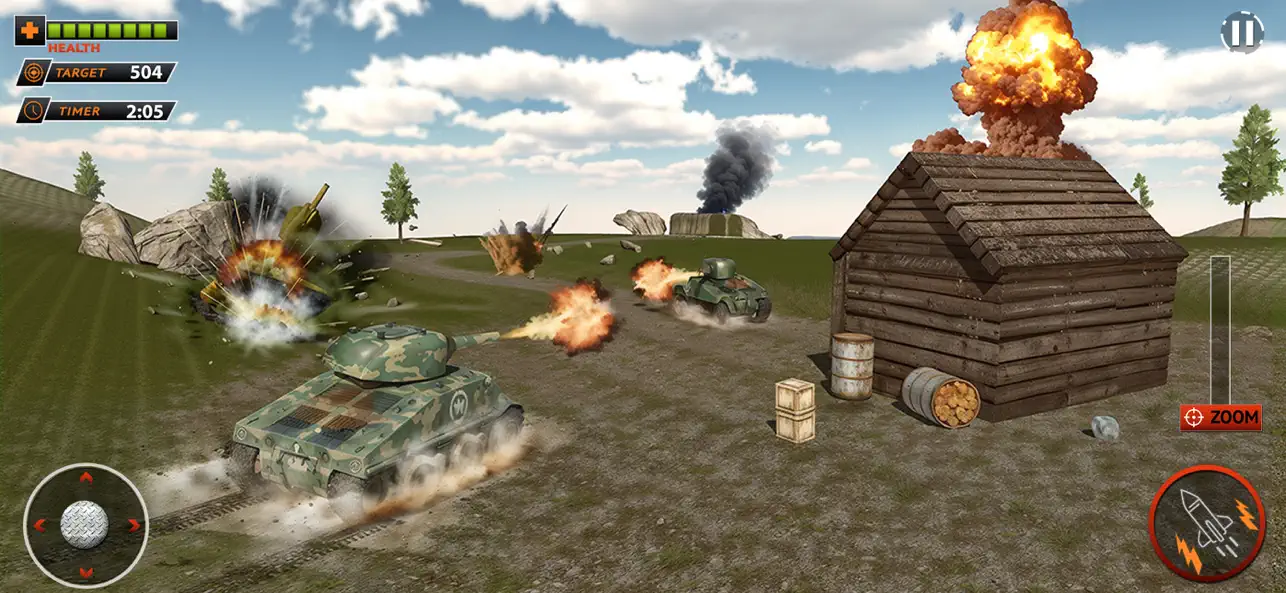 Screenshot #2 pour machines de combat de réservoi
