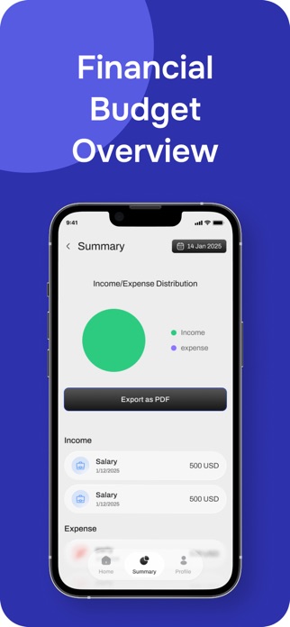 Personal Easy Budget Tracker Screenshot 5 of 5