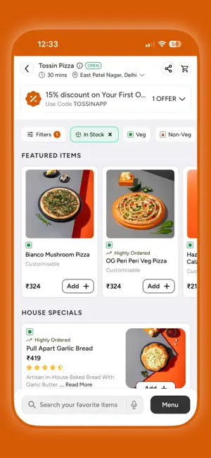 TOSSIN - Online Ordering screenshot 4