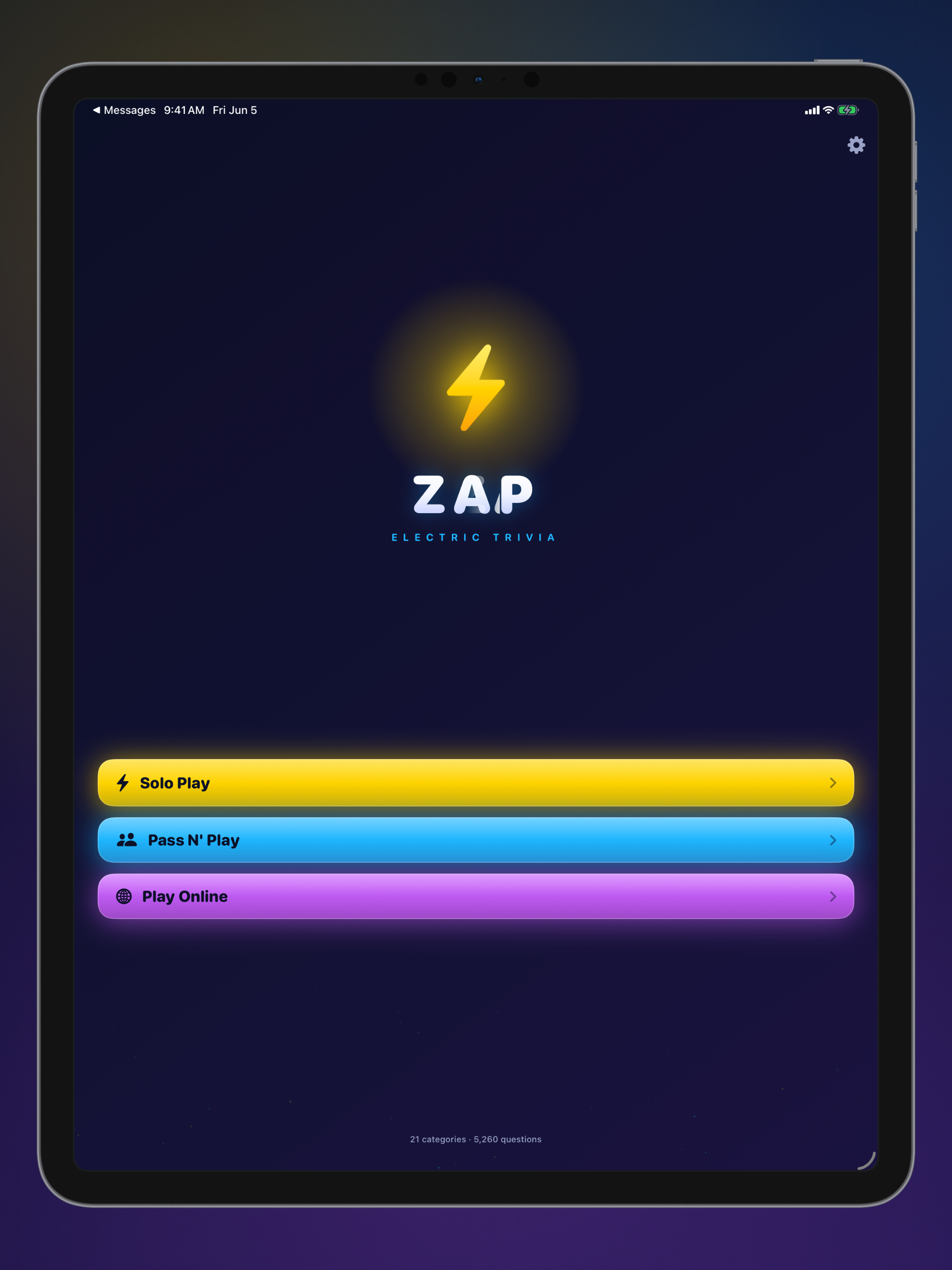 Zap! - Electric Trivia screenshot 6