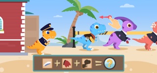 Dinosaur Police Games for kids iPhone screenshot