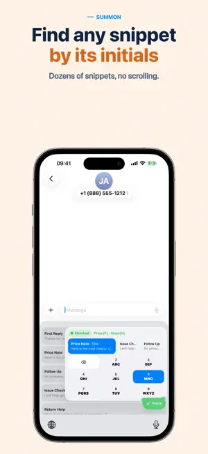 BlinkPaste: Snippet Keyboard screenshot 3
