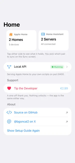 Home Sync Assistant screenshot 1