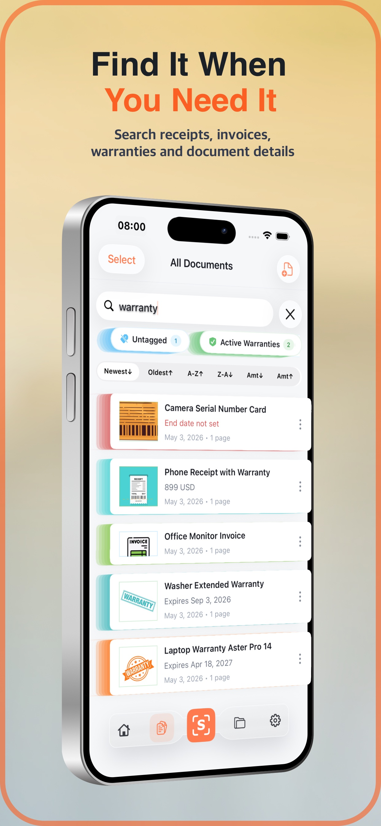 SignumScan: Document Organizer screenshot 3
