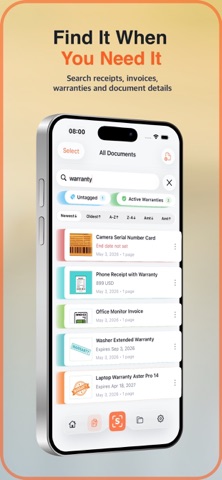SignumScan: Document Organizer iPhone screenshot
