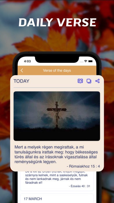Hungarian Bible - offline Screenshot