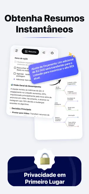 HiNoter - Anotações IA iPhone screenshot 3