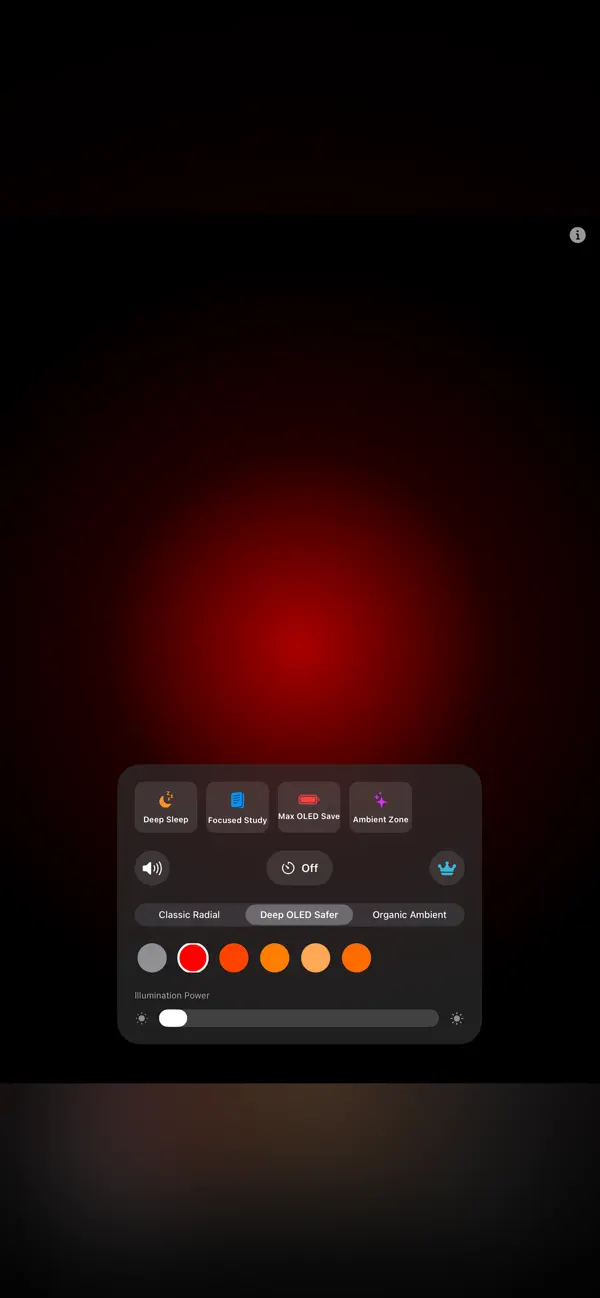 Amber: Study, Focus, and Sleep iPhone and iPad interface for Session timers, masking noise, and a reading ruler, from the official App Store gallery