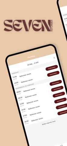 Seven Reformer iPhone screenshot