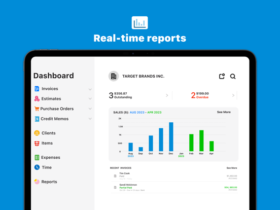 Tiny Invoice - Invoice Maker iPad app afbeelding 5