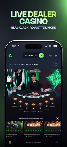 Acebet Social Casino & Slots iPhone screenshot 6