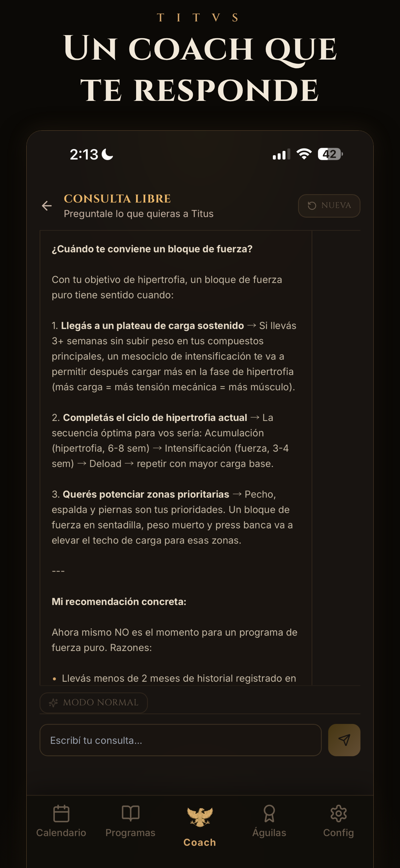 TITUS — Entrenamiento screenshot 10