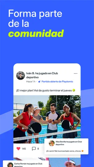 Captura de pantalla de Playtomic - Jugar A Padel en iPhone 5