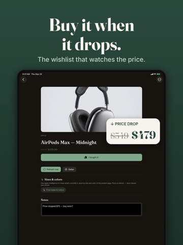 ForLater: Shopping Wishlist