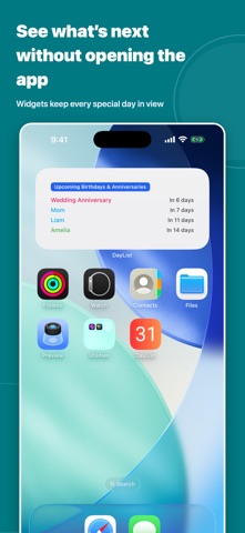 DayList - Birthday Reminder Screenshot 4 of 7