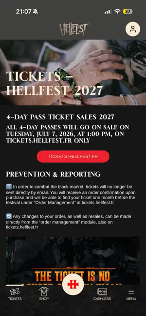Hellfest 2027 screenshot 2