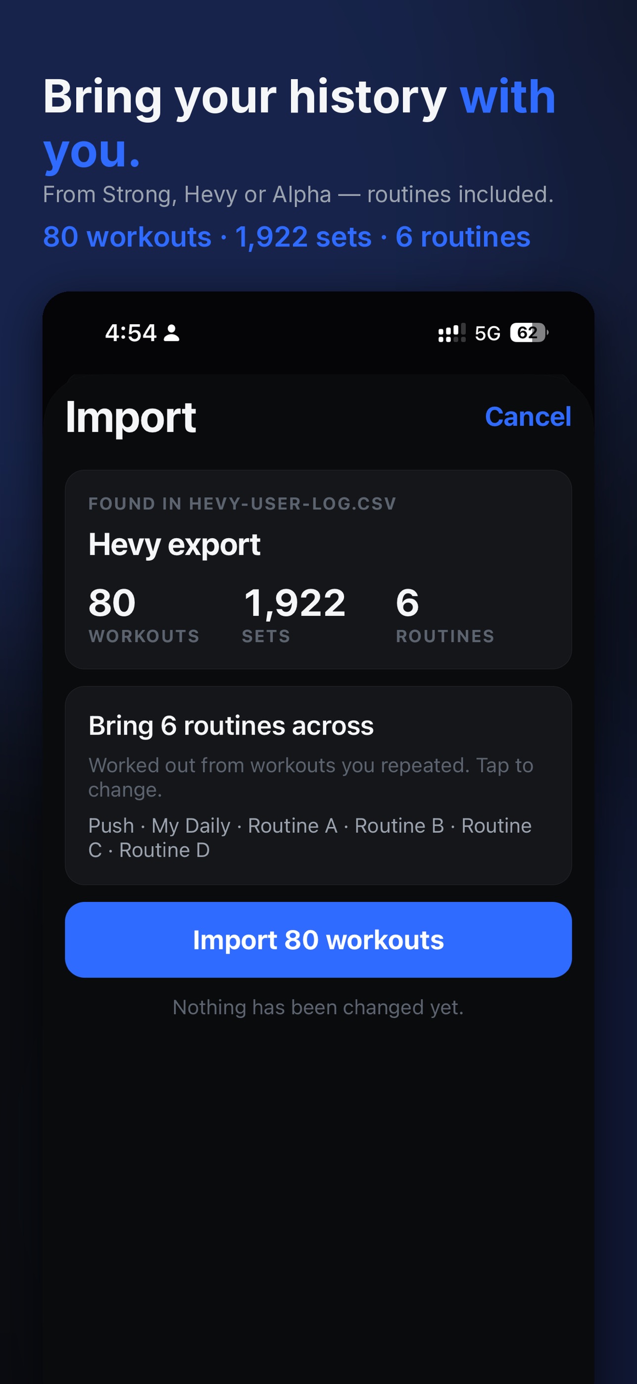 Screenshot 3 of Gym Tracker: Sets & Reps