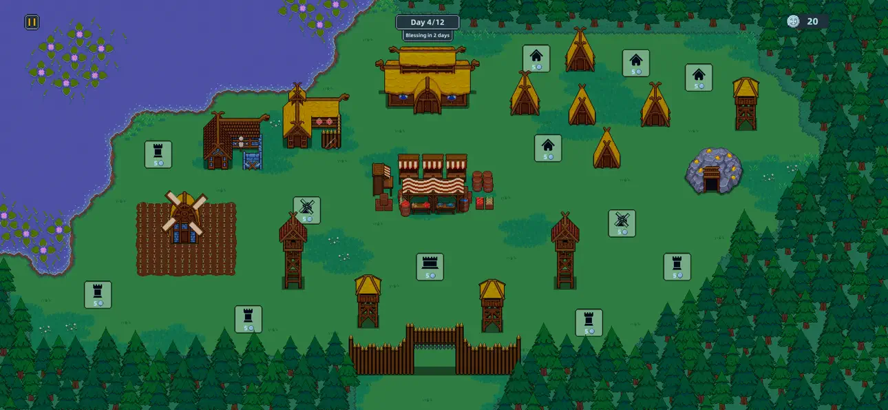Viking Hero TD: Roguelike RTS iOS Mod IPA screenshot 2 - iOS game interface