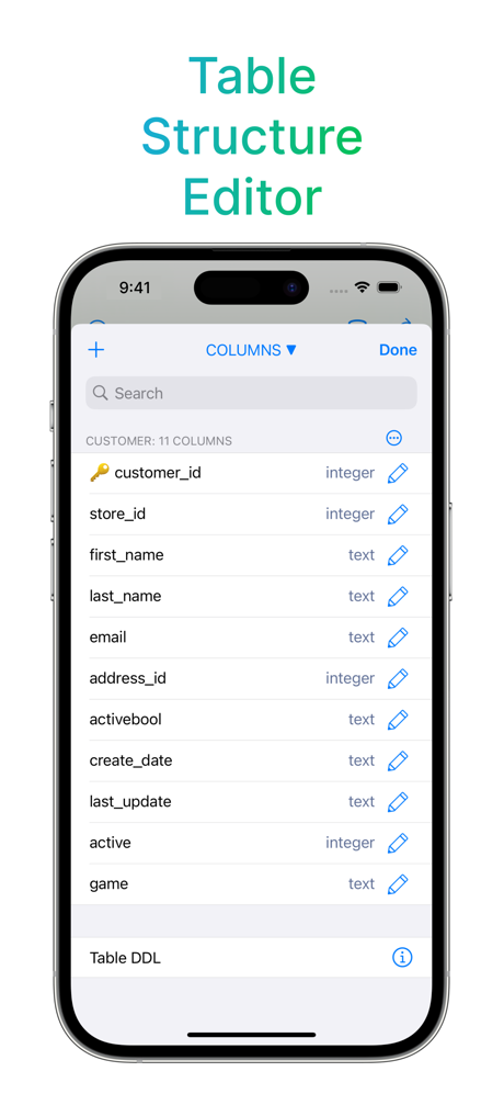 SQL Server Mobile Client screenshot 2