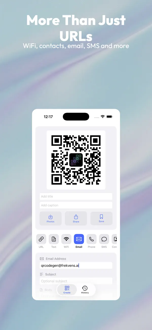 Screenshot #3 pour Simple QR Code Gen