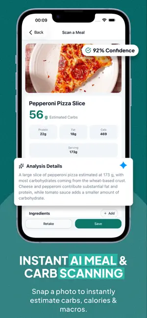 CarbTrack: Glucose Tracker screenshot 1