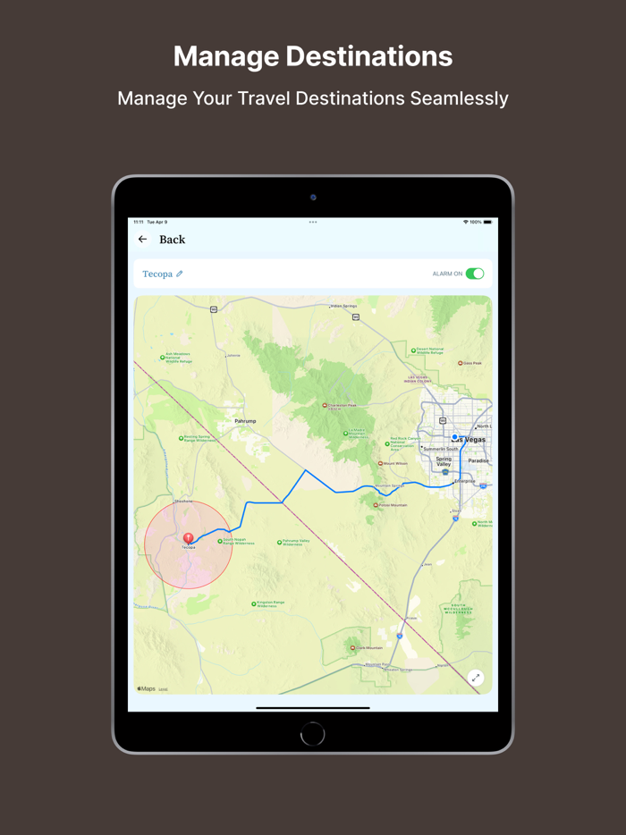 Travel Alarm Notify Alert App