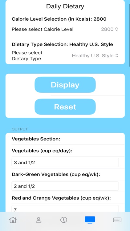 Calorie and Nutrients Counter