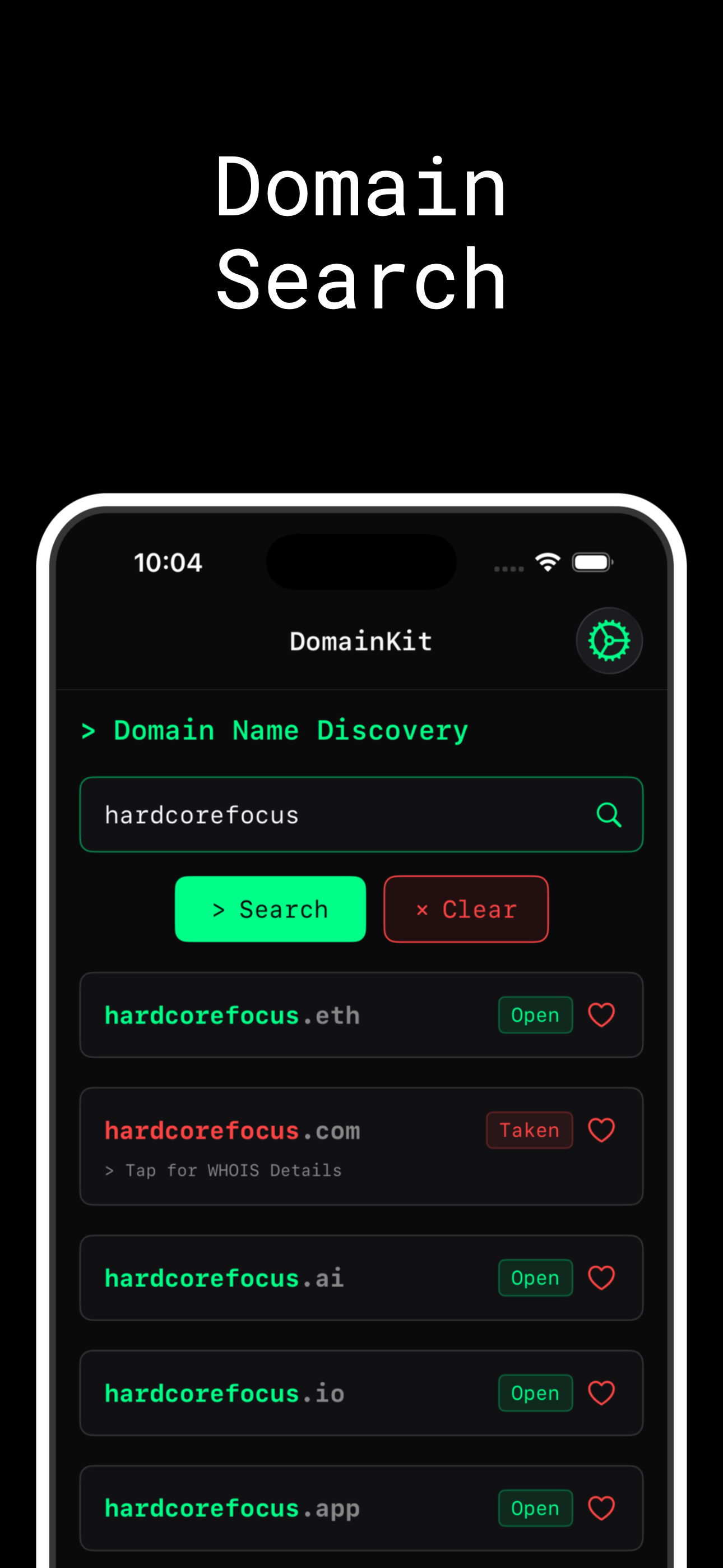 DomainKit: Domain Name Search