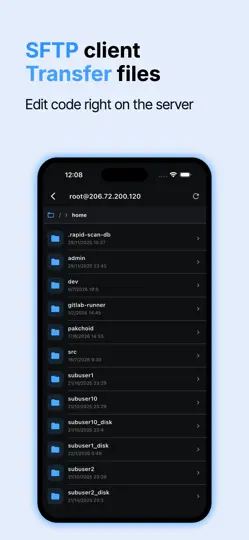 Скриншот Terminal & SSH - на iPhone 5