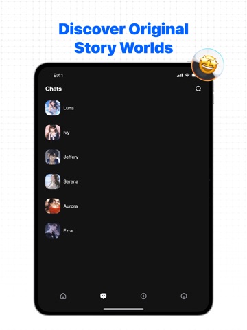 MingloTalk: AI Character Chat iPad screenshot