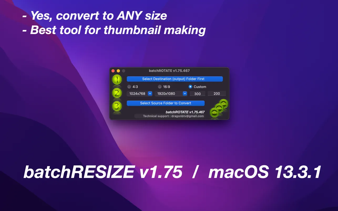 #3. batchRESIZE (macOS) di: Jiulong Zhao
