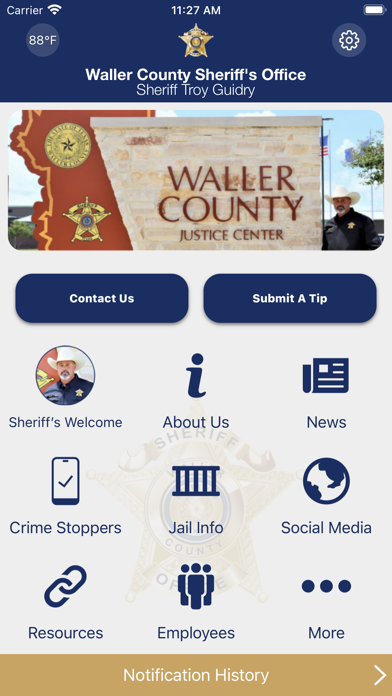Waller County Sheriff TX Screenshot