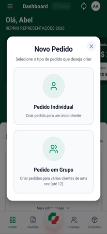 Reprio Força de Vendas iPhone screenshot