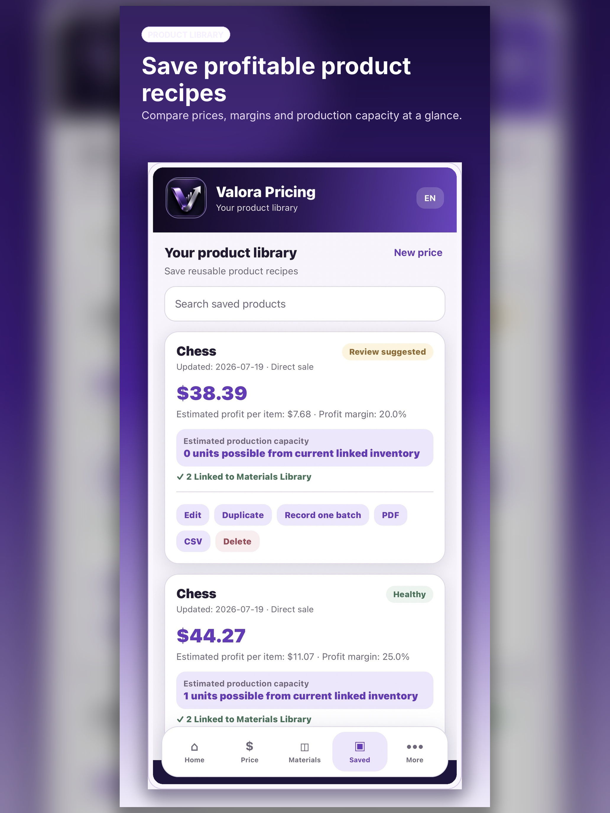 Valora Pricing screenshot 15
