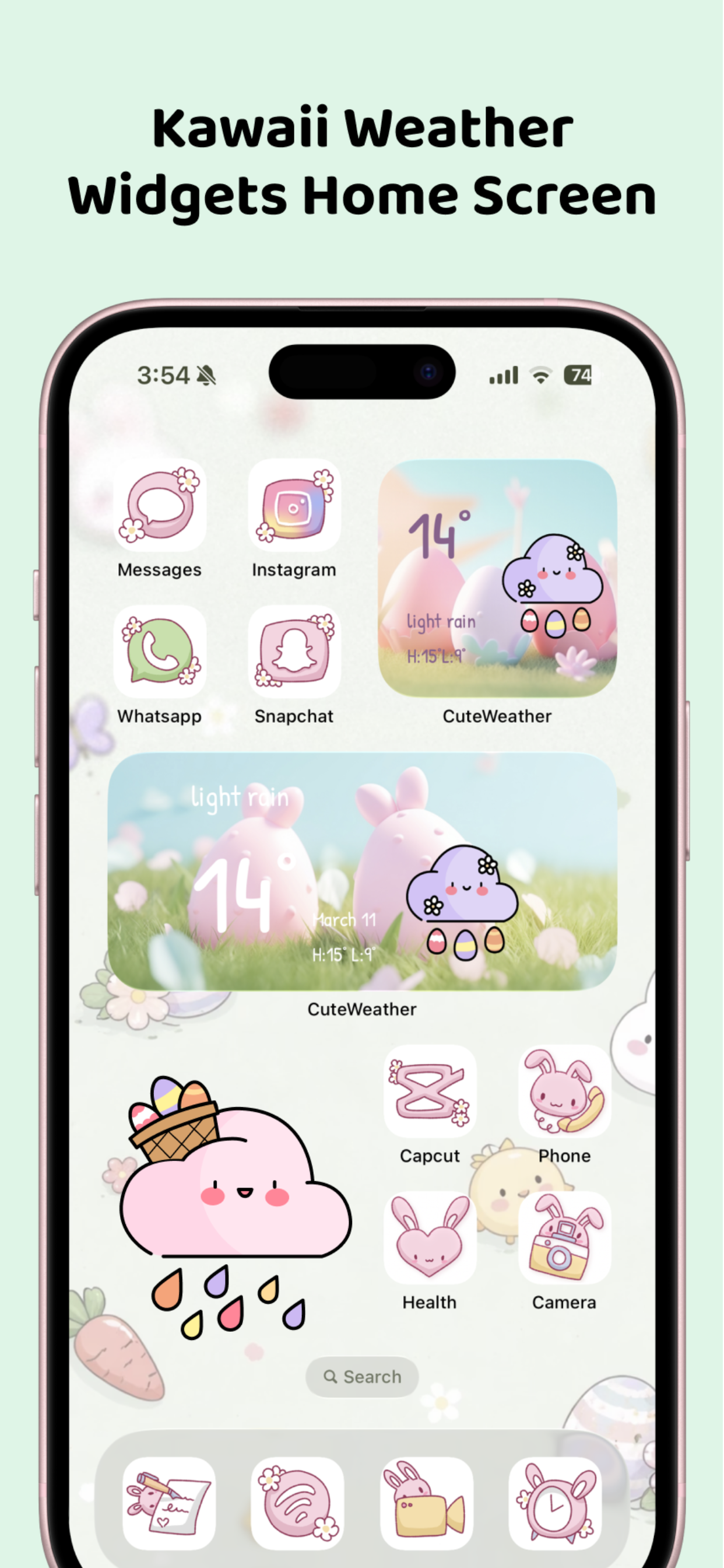 CuteWeather: weather widget