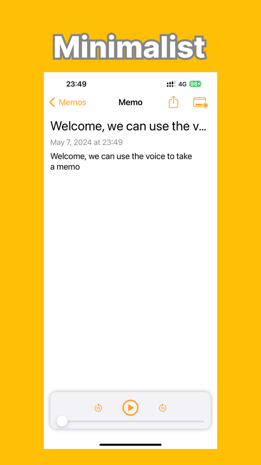 #3. Vomemo - Voice To Memo (iOS) 由: 颖 胡