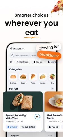 LeanBites - Healthy Dining Screenshot 2 of 4