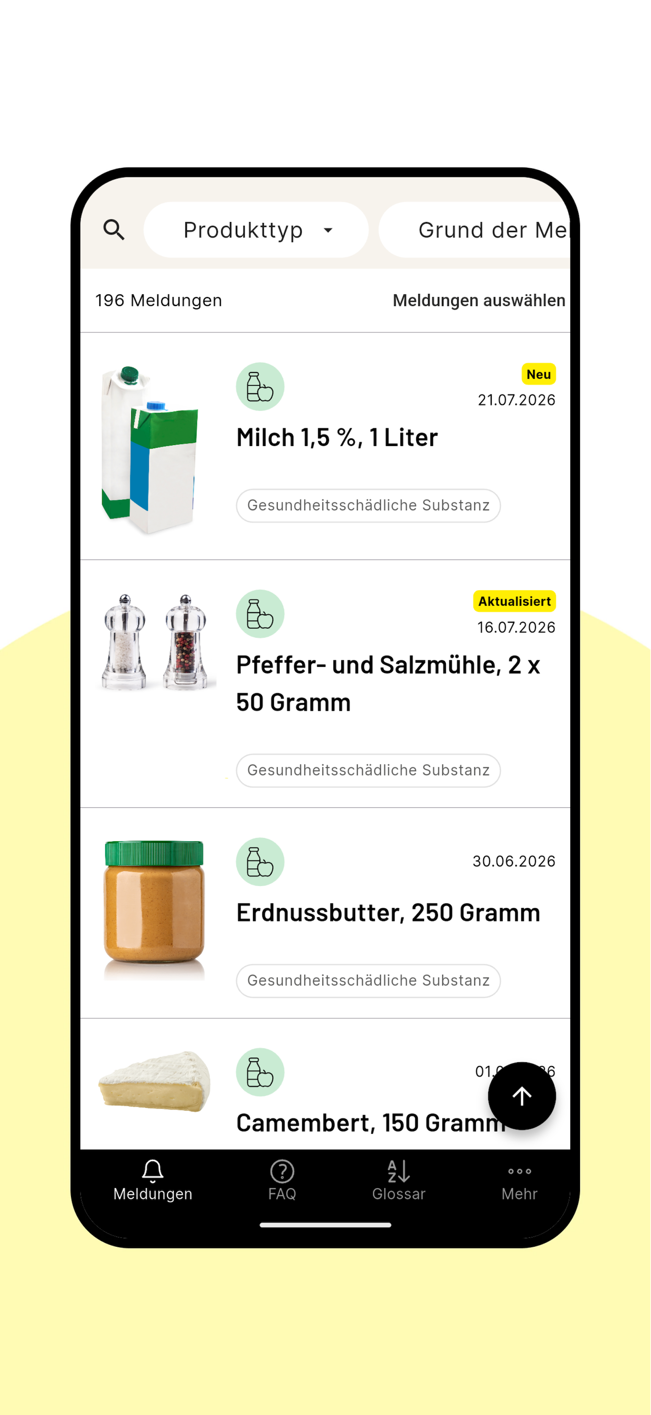 lebensmittelwarnung.de screenshot 3